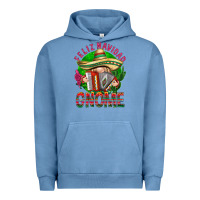 Pigment Pebble Blue Feliz Navidad gnome Mexico Urban Hoodie - HowdyJamesFarm