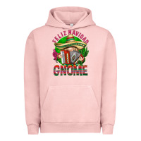 Pigment Salmon Feliz Navidad gnome Mexico Urban Hoodie - HowdyJamesFarm