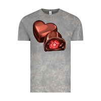 Cloud Rock heart chocolate Vintage Tee - AdoDesignShop