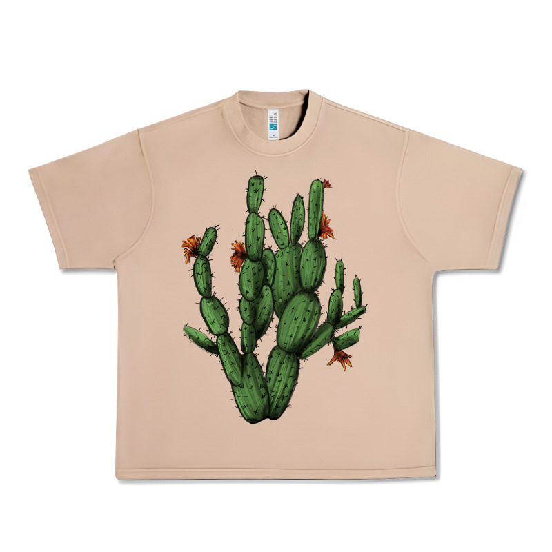 Cactus With Flowers Urban Heavy Tee by AdoDesignShop | Teevron