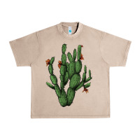 French Oak cactus with flowers Urban Heavy Tee - AdoDesignShop