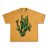 Peanut Butter cactus with flowers Urban Heavy Tee - AdoDesignShop