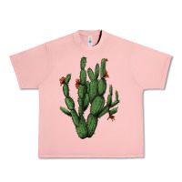 Salmon cactus with flowers Urban Heavy Tee - AdoDesignShop