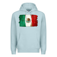 Blue Mist Mexican Flag Premium Hoodie - texasbilliewilder