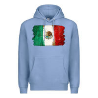 Colony Blue Mexican Flag Premium Hoodie - texasbilliewilder