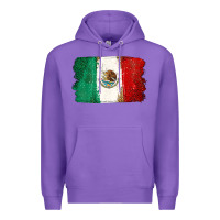 Purple Mexican Flag Premium Hoodie - texasbilliewilder