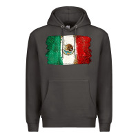 Smoke Mexican Flag Premium Hoodie - texasbilliewilder