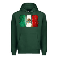 Sports Green Mexican Flag Premium Hoodie - texasbilliewilder