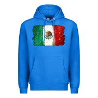 True Royal Mexican Flag Premium Hoodie - texasbilliewilder