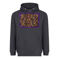 Smoke mardi gras leopard background Heavyweight Hoodie - RanaPortraitStore