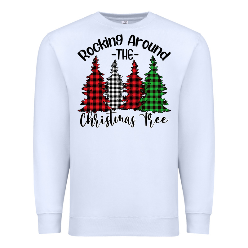 Rockin' Around The Christmas Tree Premium Sweatshirt by Bettercallsaul | Teevron