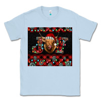Dusty Blue highland cow joy Christmas Classic Tee - BarkalooDesign