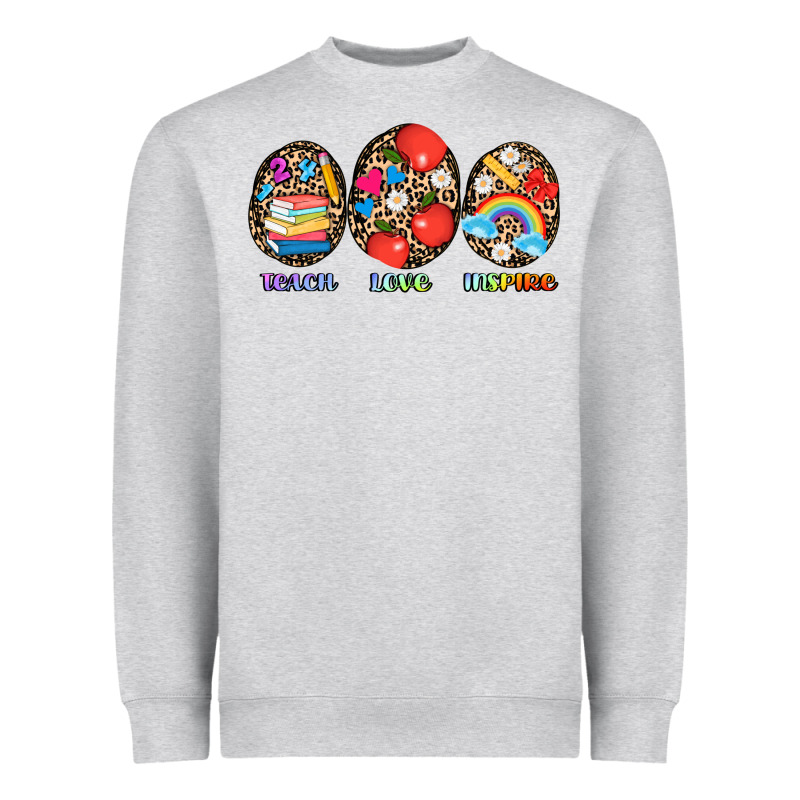 Teach Love Inspire Heavyweight Sweatshirt by AdoDesignShop | Teevron