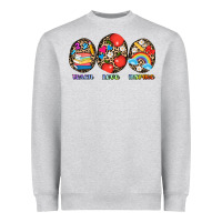 Heather Grey teach love inspire Heavyweight Sweatshirt - AdoDesignShop