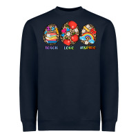 Navy teach love inspire Heavyweight Sweatshirt - AdoDesignShop