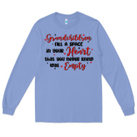 Colony Blue grandchildren fill a space in your heart Long Sleeve Tee - MaliasSmallBusiness