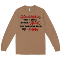Toasted Coconut grandchildren fill a space in your heart Long Sleeve Tee - MaliasSmallBusiness