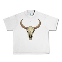 Lunar Rock bull skull Urban Heavy Tee - AdoDesignShop