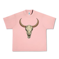 Salmon bull skull Urban Heavy Tee - AdoDesignShop