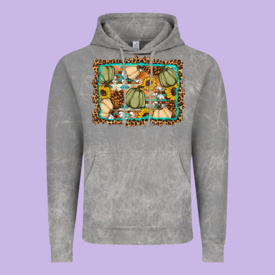 Fall Pumpkin Vintage Hoodie Designed By Artiststas