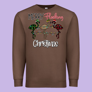 Merry Flocking Christmas Premium Sweatshirt Designed By Bettercallsaul