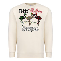 Sandshell Merry Flocking Christmas Premium Sweatshirt - Bettercallsaul