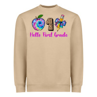 Mushroom hello first grade tie dye 3200x2400 Heavyweight Sweatshirt - AdoDesignShop