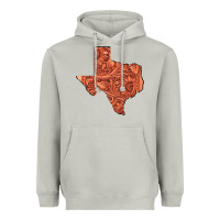 Moon Dust Texas Map Western Tooled Leather Pattern Heavyweight Hoodie - Bettercallsaul