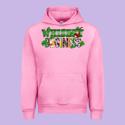 Whiskey Business St. Patrick's Day Urban Hoodie Designed By Cowgirlartshop