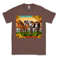 Chestnut Western Ranch Horses Classic Tee - LillyAllenDesigns