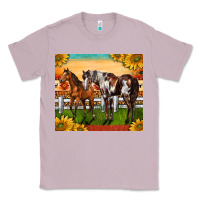 Lilac Western Ranch Horses Classic Tee - LillyAllenDesigns