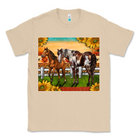 Mushroom Western Ranch Horses Classic Tee - LillyAllenDesigns