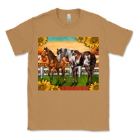 Toasted Coconut Western Ranch Horses Classic Tee - LillyAllenDesigns