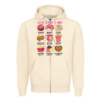 Sandshell god says i am mexican pan dulce Zipper Hoodie - MaliasSmallBusiness