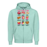 Seafoam god says i am mexican pan dulce Zipper Hoodie - MaliasSmallBusiness