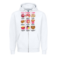 God Says I Am Mexican Pan Dulce Zipper Hoodie | Teevron