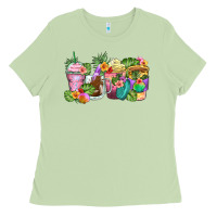 Matcha tropical coffee cups Ladies Tee - Zillion Design Studio