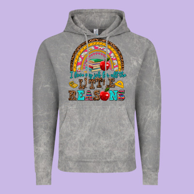 I Love My Job For All The Little Reasons Vintage Hoodie Designed By Adodesignshop