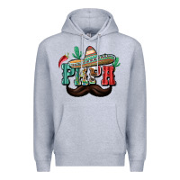 Heather Grey Mexican Papa Premium Hoodie - texasbilliewilder