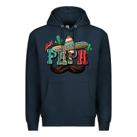 Navy Mexican Papa Premium Hoodie - texasbilliewilder
