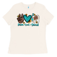 Bone peace love dental Ladies Tee - JahusDesignShop