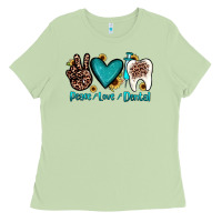 Matcha peace love dental Ladies Tee - JahusDesignShop