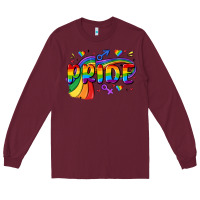 Burgundy pride Long Sleeve Tee - MaliasSmallBusiness
