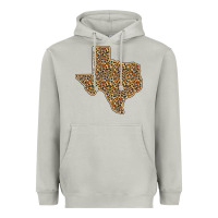 Moon Dust Western Texas Map Leopard Pattern Heavyweight Hoodie - Bettercallsaul