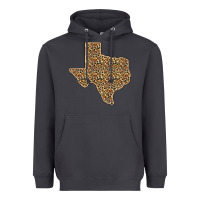 Smoke Western Texas Map Leopard Pattern Heavyweight Hoodie - Bettercallsaul
