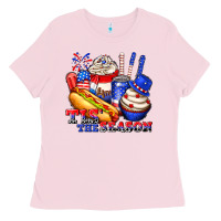 Bubblegum Pink tis the season billie wilder Ladies Tee - texasbilliewilder