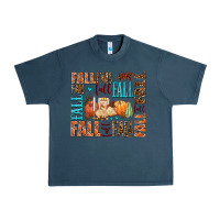 Midnight Navy fall fall  amd pumpkins Urban Heavy Tee - AdoDesignShop