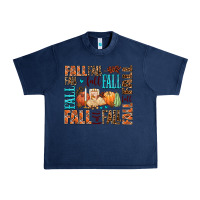 Navy fall fall  amd pumpkins Urban Heavy Tee - AdoDesignShop