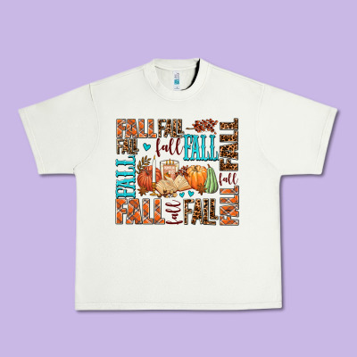 Fall Fall  Amd Pumpkins Urban Heavy Tee Designed By Adodesignshop