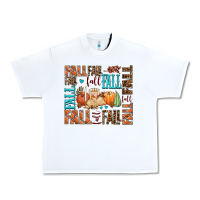 White fall fall  amd pumpkins Urban Heavy Tee - AdoDesignShop